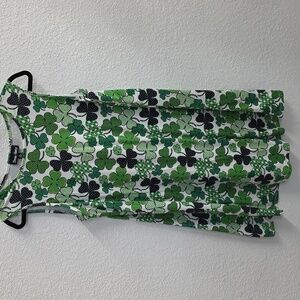 Dress Works St. Patrick's Day  Sleeveless Stretch Swing Dress